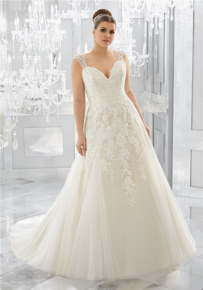 lace wedding dress size 20