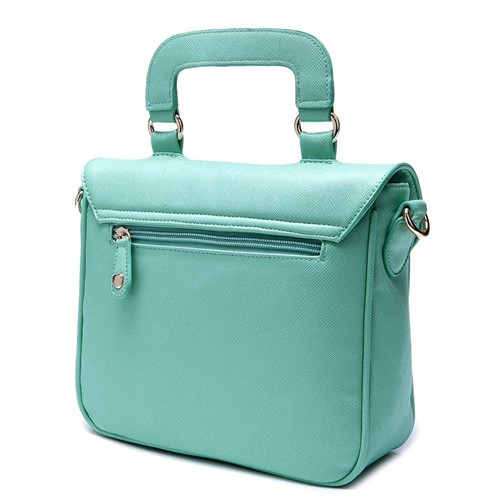 mint green purse