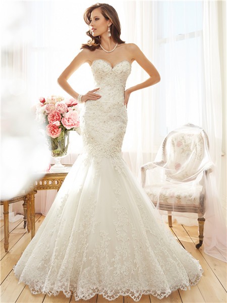 sparkly corset wedding dress
