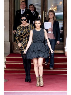 Fashion Ball Short/ Mini Kim Kardashian Little Black Dress
