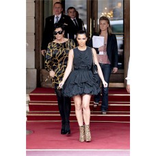 Fashion Ball Short/ Mini Kim Kardashian Little Black Dress