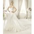A Line Sweetheart Empire Line Ivory Lace Wedding Dress With Straps