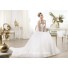 A Line Sweetheart Low Cut Back Lace Tulle Wedding Dress With Long Sleeves Jacket