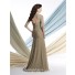 A Line Sweetheart Open Back Chiffon Mother Of The Bride Evening Dress With Lace Jacket