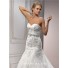 A Line Sweetheart Tulle Lace Wedding Dress With Detachable Straps Crystal