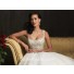 Ball Gown Square Neck Embroidery Beading Tulle Wedding Dress With Straps