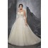 Ball Gown Sweetheart Ivory Satin Tulle Beaded Corset Plus Size Wedding Dress
