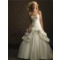 Ball Gown Sweetheart Ivory Taffeta Beaded Sequins Wedding Dress With Train