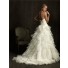 Ball Gown Sweetheart Layer Organza Ruffle Wedding Dress With Beading Crystal