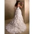 Ball Gown Sweetheart Layered Ivory Organza Wedding Dress With Sparkle Beading