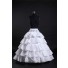 Ball Gown Tiered Hooped Ruffle Wedding Bridal Crinoline Petticoat Underskirt