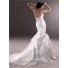 Elegant Mermaid Sweetheart Organza Wedding Dress With Corset Back