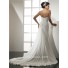Elegant Simple Mermaid Sweetheart Chiffon Wedding Dress With Pleat Court Train