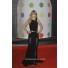 Elegant Sleeveless Long Black Chiffon Taylor Swift Red Carpet Celebrity Dress
