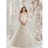 Fairy Fit And Flare Mermaid Sweetheart Ivory Tulle Lace Wedding Dress