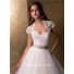 Fairy Tale Princess Ball Gown Sweetheart Tulle Wedding Dress With Lace Jacket