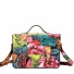 Fashion Pretty Floral Leather Handbag With Shoulder Strap