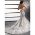 Fashion Trumpet/ Mermaid Sweetheart Layered Lace Wedding Dress With Jacket Sash Chapel Train
