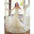 Fit And Flare Mermaid Sweetheart Neckline Tiered Lace Corset Wedding Dress