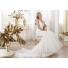 Fit And Flare Mermaid V Neck Tulle Lace Wedding Dress With Sheer Straps