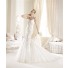 Fit And Flare Sweetheart Neckline Illusion Back Lace Wedding Dress With Straps