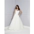Fit And Flare Trumpet Strapless Sweetheart Tulle Lace Applique Beaded Wedding Dress With Train