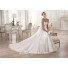 Fitted A Line Sweetheart Beaded Lace Tulle Wedding Dress With Ruching