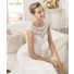 Fitted Mermaid Sheer Illusion Scoop Neckline Sleeveless Lace Wedding Dress