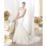 Fitted Mermaid Sheer Illusion Scoop Neckline Sleeveless Lace Wedding Dress