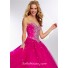 Gorgeous Ball Gown Sweetheart Corset Back Royal Blue Tulle Beaded Prom Dress