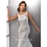 Gorgeous Mermaid Straps Lace Wedding Dress With Sequins Buttons 