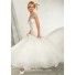 Mermaid Bateau Illusion Neckline Cap Sleeve V Back Organza Lace Beaded Wedding Dress