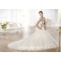 Mermaid Sheer Illusion Scoop Neckline Short Sleeve Lace Wedding Dress With Buttons