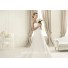 Princess A Line Strapless Lace Wedding Dress With Detachable Crystal Belt