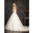 Princess Ball Gown Sweetheart Tulle Wedding Dress With Embroidery Beading Pearl