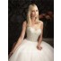 Princess Ball Gown Sweetheart Tulle Wedding Dress With Embroidery Beading Pearl