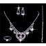 Romantic Shining crystal Wedding Bridal Jewelry Set,Including Necklace ,Earrings and ring