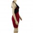 Sexy Halter V Neck Backless Short Mini Black Red Bandage Bodycon Evening Dress