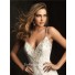 Slim Fitted Mermaid Spaghetti Straps V Neck Lace Beaded Wedding Dress Backless