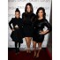 Sparkle Short Black Sequin kim kardashian Inspired Dress With Sleeve