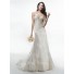 Stunning Mermaid Sweetheart Vintage Lace Wedding Dress With Detachable Cap Sleeves