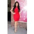 Tight Short/ Mini Kim Kardashian Red Jersey Dress