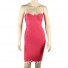 Tight Sweetheart Short Mini Coral Red Kim Kardashian Bodycon Bandage Party Dress
