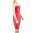 Tight Sweetheart Short Mini Coral Red Kim Kardashian Bodycon Bandage Party Dress
