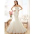 Trumpet Mermaid Strapless Sweetheart Lace Sparkly Beaded Corset Wedding Dress