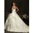 Unique Ball Gown Sweetheart Layer Organza Rose Flower Wedding Dress