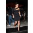 Unique Sexy Cut Outs Short Kim Kardashian Inspired Black Dress One Sleeve