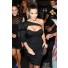 Unique Sexy Cut Outs Short Kim Kardashian Inspired Black Dress One Sleeve