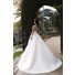 Fairy Princess Wedding Dress Sheer Back Tulle With Flowers Beads Train