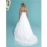 Fitted A Line Princess Halter Pleated Tulle Lace Corset Wedding Dress Long Train